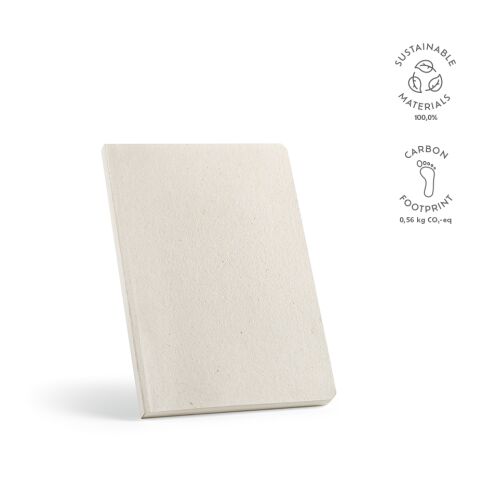 Austen Notizbuch A5 recy. Papier 80 gsm Weiß | ohne Werbeanbringung | A5