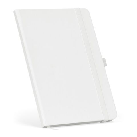 Dumas A5 Notizbuch aus recy.PU.Hardcover.70g/m². 160 Seiten, FSC®-zertifiziert Weiß