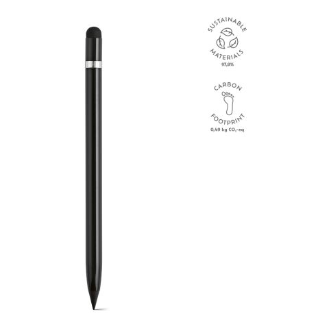 Voltaire Kugelschreiber recy. Papier Graphite Schwarz | ohne Werbeanbringung