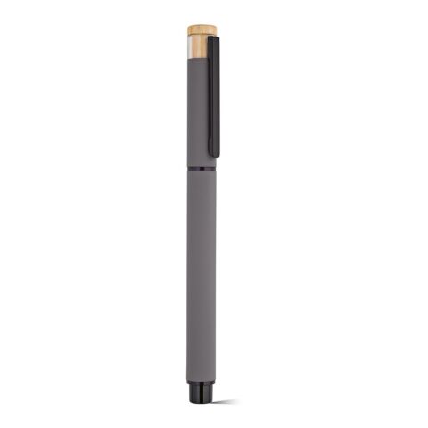 Thoreau Rollerball aus recy. Aluminium, blau, Dokumental®-Gel-Tinte 0,6km Marl Grey