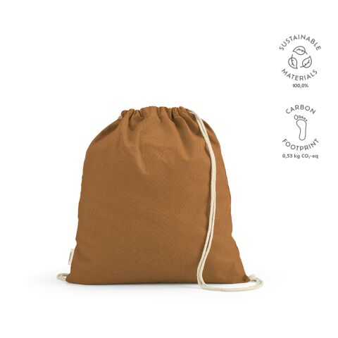 Lhotse Einkaufstasche recy. Baumwolle 140 gsm Braun | ohne Werbeanbringung