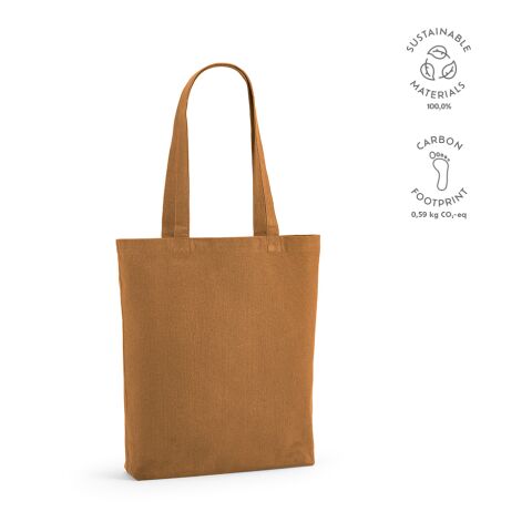 Annapurna Einkaufstasche recy. Baumwolle 180 gsm Braun | ohne Werbeanbringung