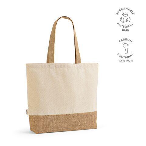 Mauna Kea Einkaufstasche recy. Baumwolle 220 gsm Beige | ohne Werbeanbringung