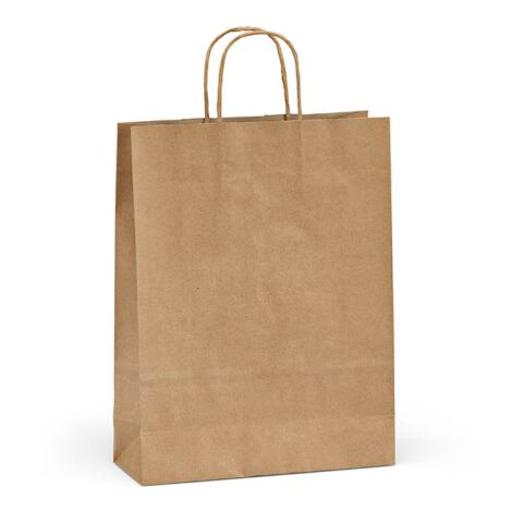 Vesuvio M braune FSC®-Kraftpapiertasche aus Recyclingpapier, 115g/m² Beige | ohne Werbeanbringung | Nicht verfügbar | Nicht verfügbar | Nicht verfügbar