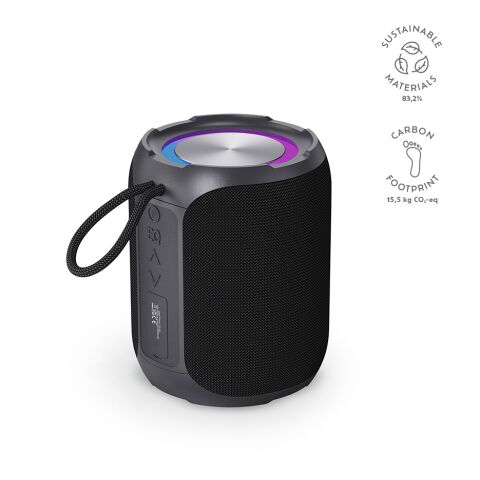 Avicenna Lautsprecher recy. ABS 5 200 mAh Schwarz | ohne Werbeanbringung