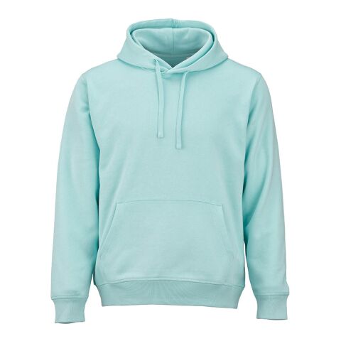 Teamkleidung Bondi Unisex Hoodie – hellgrün – nachhaltig bedruckbar aus Bio-Baumwolle und rPET Gr. S bis 3XL