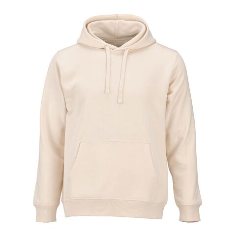 Werbeartikel Bondi Unisex Kapuzenpullover. Bio-Baumwolle und rPET. 300g/m² – Beige