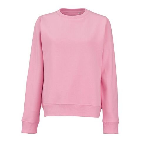 Waikiki Damen Sweatshirt mit Rundhalsausschnitt. Bio-Baumwolle und rPET Rosa | ohne Werbeanbringung | Nicht verfügbar | Nicht verfügbar | Nicht verfügbar