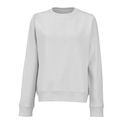 Corporate Fashion Damen Sweatshirt Waikiki – hellgrau – nachhaltig mit Logo bedruckbar Gr. S bis 3XL