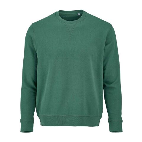 Arbeitskleidung Sweatshirt Capri – dunkelgrün – nachhaltig mit hochwertigem Stick Gr. S-3XL