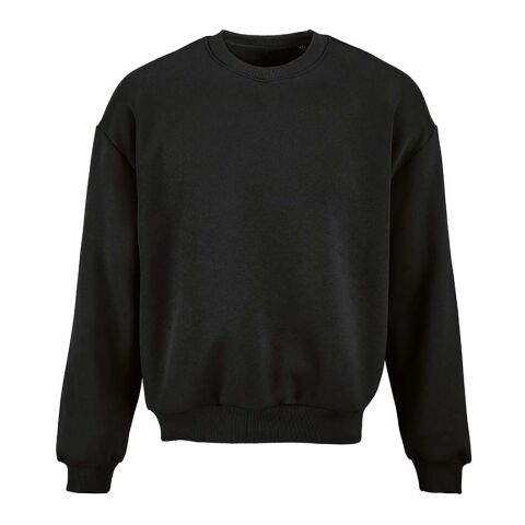Whitehaven Oversized Sweatshirt. Bio-Baumwolle, recy. Baumwolle und rPET Schwarz | ohne Werbeanbringung | Nicht verfügbar | Nicht verfügbar | Nicht verfügbar