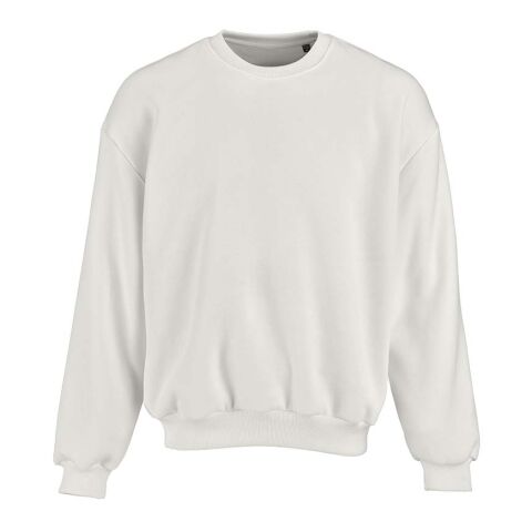 Corporate Fashion Oversized Sweatshirt Whitehaven – pastel weiß – mit hochwertigem Stick nachhaltig Gr. XS bis XXL