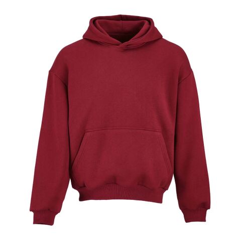 Corporate Fashion Ericeira Oversized Hoodie – burgund – nachhaltig mit Logo bedruckt Gr. XS-XXL