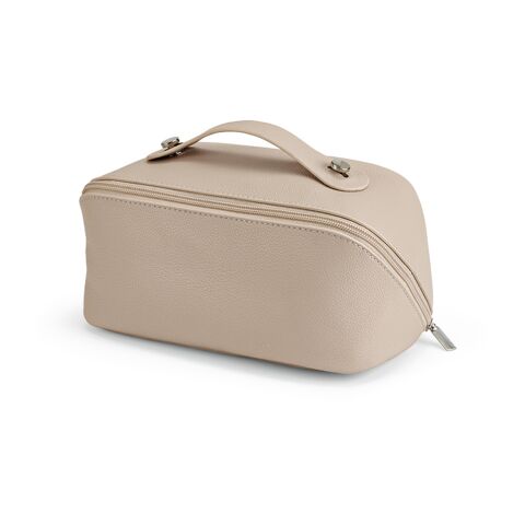 Macao 3,5L Kulturtasche aus recy.Leder. Mit Zipper und Tragegriff Natur | ohne Werbeanbringung | Nicht verfügbar | Nicht verfügbar | Nicht verfügbar