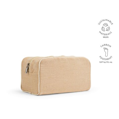 Rio Kulturtasche Juco 260 gsm Beige | ohne Werbeanbringung