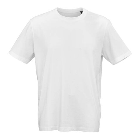 Werbeartikel Maya T-Shirt aus Bio-Baumwolle – weiß – mit Logo bedruckt, nachhaltig, Gr. XS bis 3XL
