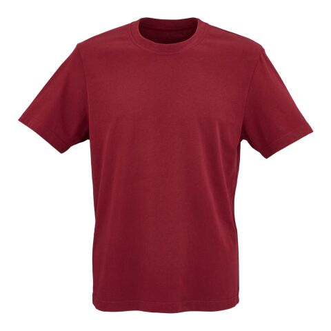Werbeartikel Maya T-Shirt aus Jersey. 100% Bio-Baumwolle. Hergestellt in Portugal – Burgund