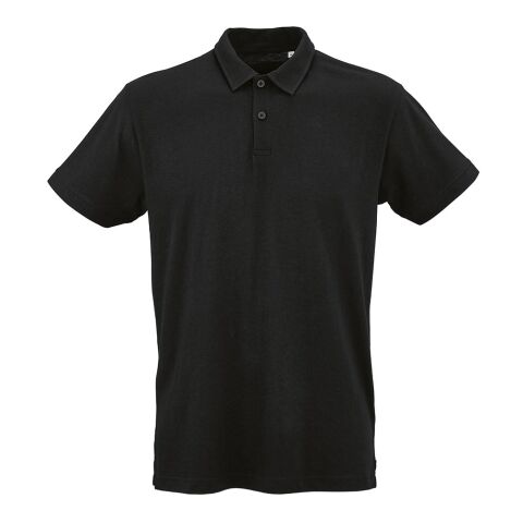 Ipanema Unisex Polo-Shirt aus Jersey. 100% Bio-Baumwolle Schwarz | ohne Werbeanbringung | Nicht verfügbar | Nicht verfügbar | Nicht verfügbar
