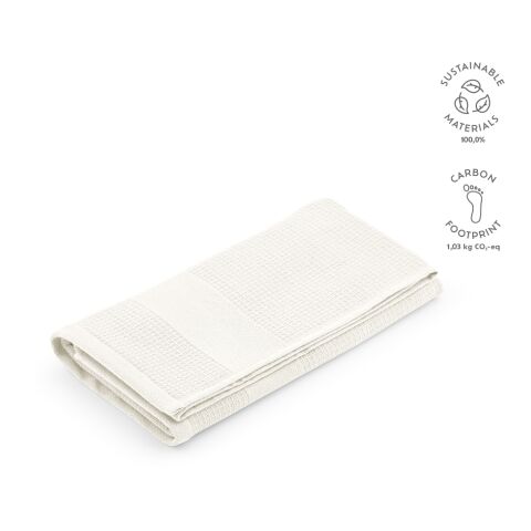 Boticelli S Handtuch recy. Baumwolle 500 gsm EU Weiß | ohne Werbeanbringung
