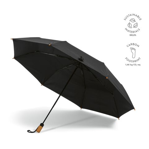 Jackson 27&quot; Taschenschirm rPET automatisch Schwarz | ohne Werbeanbringung