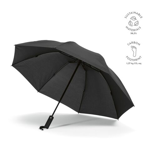 Presley 23&quot; Taschenschirm rPET Schwarz | ohne Werbeanbringung