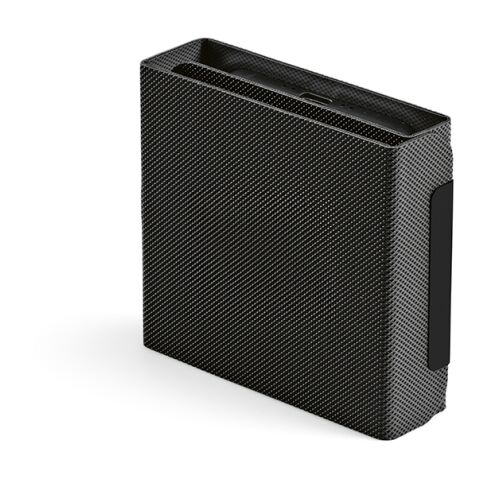 Linnaeus 3-in-1 Wireless Charger aus rPU. 15 W. USB-C-Anschluss Schwarz | ohne Werbeanbringung | Nicht verfügbar | Nicht verfügbar | Nicht verfügbar