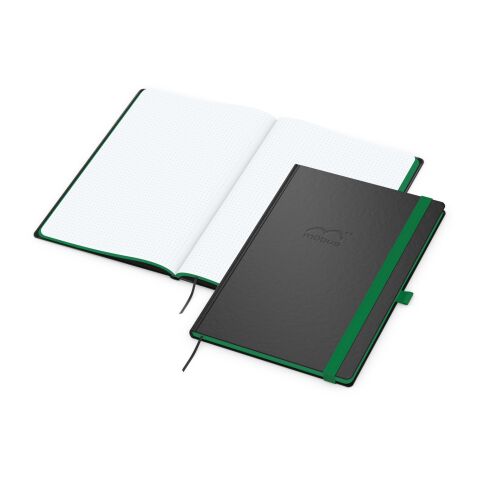 Werbeartikel Color-Book Notizbuch – grün – mit Logo bedruckt DIN A4 Hardcover 192 Seiten für die Büroausstattung