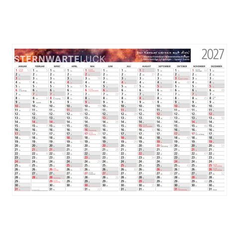 Wandplaner Cosmos 841 × 594 mm Jan. – Dez.