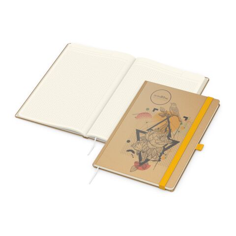 Notizbuch Match-Book Naturpapier-Hardcover individuell bedruckt