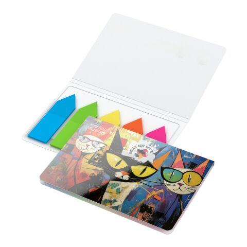 Haftmarker-Set Memo-Card Karton-Umschlag 77 × 54 mm | ohne Werbeanbringung | ohne Werbeanbringung | Pfeil/Folie | matt