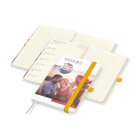 Wochenkalender links + Notizen rechts Match-Hybrid Papier-Hardcover A5