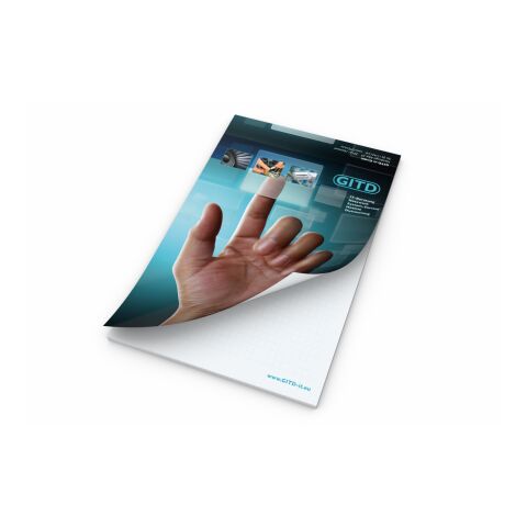 Werbeartikel Schreibblock Cover Seiten/Deckblatt individuell gestaltbar – DIN A5 – mit Logo bedruckt