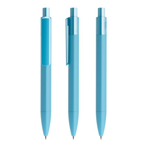Prodir DS4 Druckkugelschreiber Soft Touch hellblau | Blau | ohne Werbeanbringung | ohne Werbeanbringung