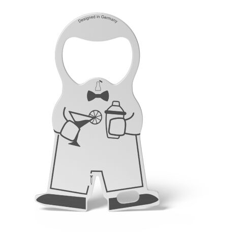 RICHARTZ® Einkaufswagenlöser Karl Barkeeper silber | ohne Werbeanbringung | ohne Werbeanbringung | ohne Werbeanbringung