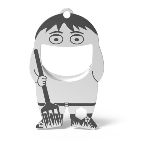 RICHARTZ® Flaschenöffner Fred Farmer silber | ohne Werbeanbringung | ohne Werbeanbringung | ohne Werbeanbringung