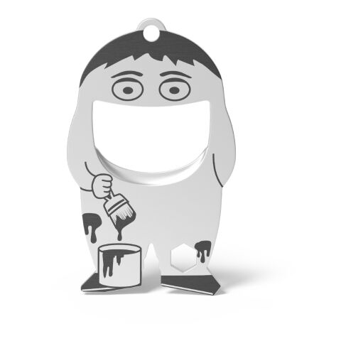 RICHARTZ® Flaschenöffner Fred Painter silber | ohne Werbeanbringung | ohne Werbeanbringung