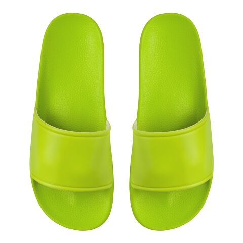 Werbeartikel Badelatschen „Classic“ – hellgrün – 41.0 – mit Logo bedruckt