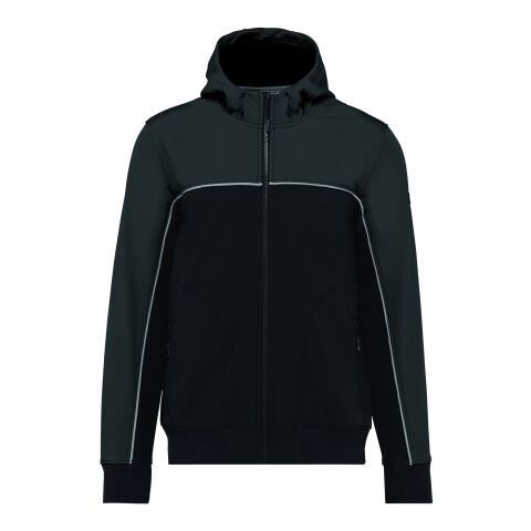 3-lagige Unisex-Softshelljacke, 300 g/m² schwarz-anthrazit | S | Nicht verfügbar | Nicht verfügbar | Nicht verfügbar