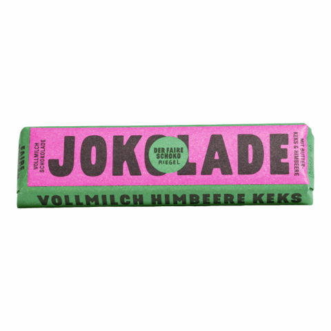 FamousFood® Original JOKOLADE mini Digitaldruck | Butter, Keks, Himbeere