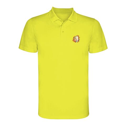 Monzha Sport Poloshirt für Kinder Standard | Fluor Yellow | 12 | ohne Werbeanbringung | Nicht verfügbar | Nicht verfügbar | Nicht verfügbar