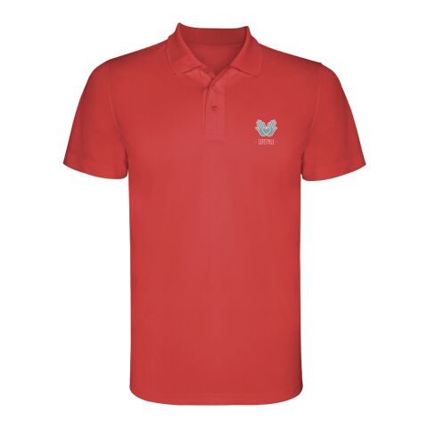Werbeartikel Monzha Sport Poloshirt für Kinder – rot
