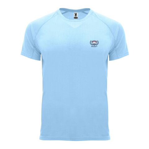 Werbeartikel Bahrain Sport T-Shirt für Kinder – himmelblau – 8 – mit Logo bedruckt