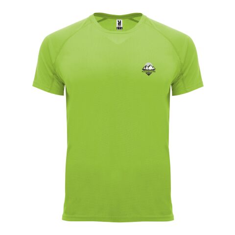 Werbeartikel Bahrain Sport T-Shirt für Kinder – limone – 12 – mit Logo bedruckt