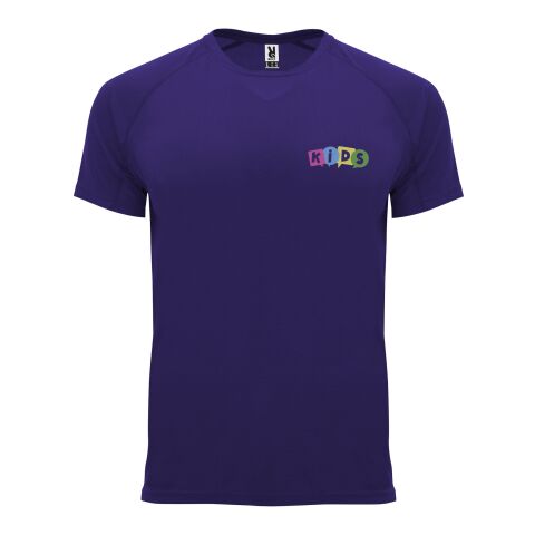 Werbeartikel Bahrain Sport T-Shirt für Kinder – Mauve – 4 – mit Logo bedruckt