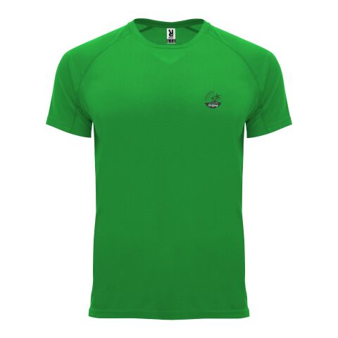 Werbeartikel Bahrain Sport T-Shirt für Kinder | farngrün | mit Logo bedrucken