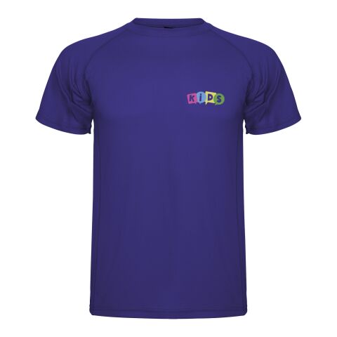 Werbeartikel Montecarlo Sport T-Shirt für Kinder | Mauve | mit Logo bedrucken