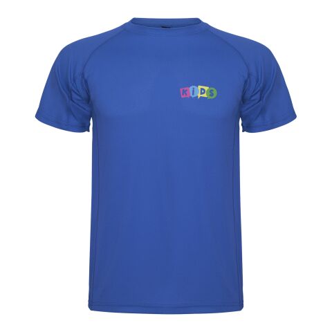 48h Express-Druck Werbeartikel Montecarlo Sport T-Shirt für Kinder – royalblau – 4 – mit Logo bedruckt