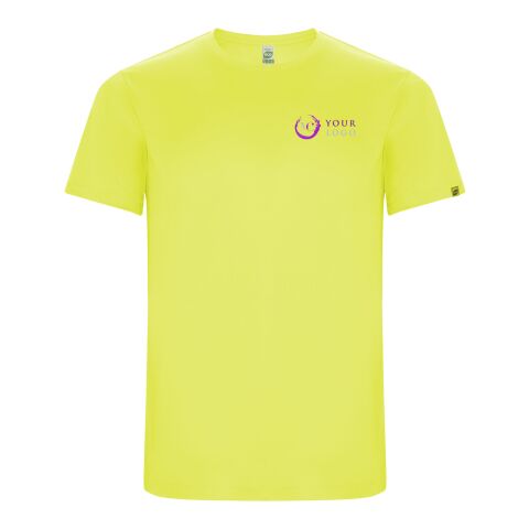 Werbeartikel Imola Sport T-Shirt für Kinder | Fluor Yellow | mit Logo bedrucken