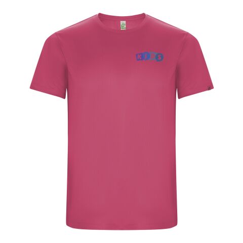 Werbeartikel Imola Sport T-Shirt für Kinder – Pink Fluor – 8 – mit Logo bedruckt