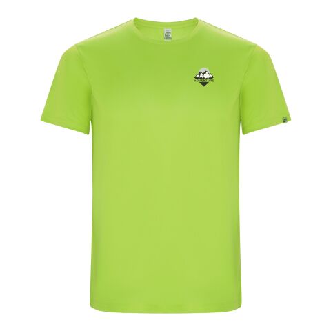 Werbeartikel Imola Sport T-Shirt für Kinder – Fluor Green – 12 – mit Logo bedruckt